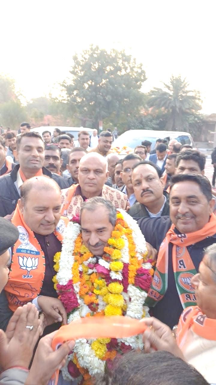 Marudhar Ka Tehlka | भाजपा प्रदेश अध्यक्ष मदन राठौड़ का जोधपुर पहुंचने पर।...